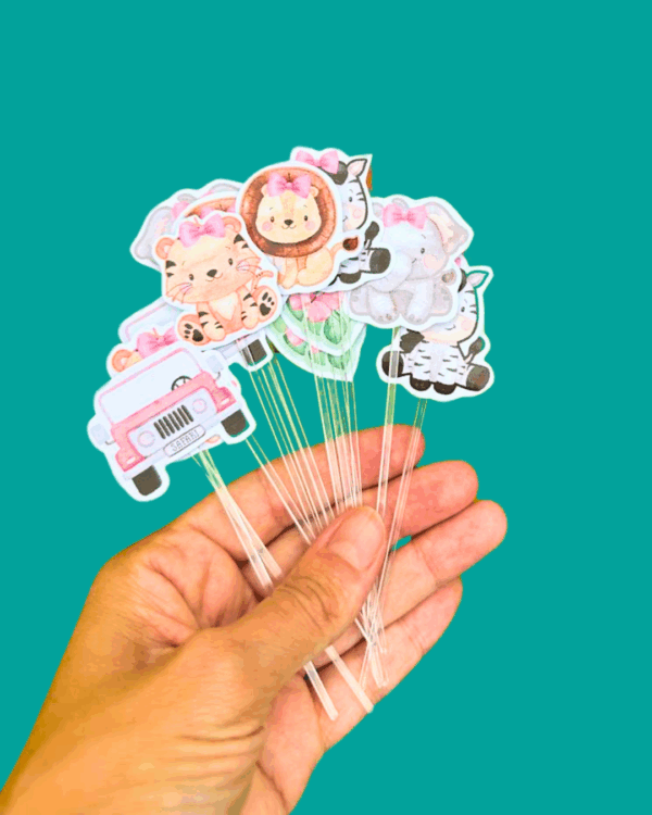 cupcake topper selva nena
